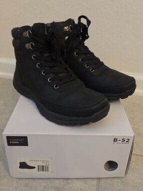 Bullboxer B-52 Men's Black Lace-Up Comfort Boots